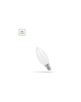 LED ŚWIECOWA E-14 230V 1W COG WW MILKY SPECTRUM