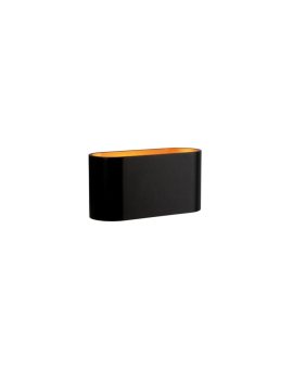 SQUALLA G9 KINKIET G9 250V IP20 80x80x160mm CZARNY ZŁOTY