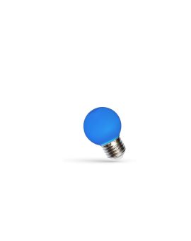 LED KULKA E-27 230V 1W NIEBIESKI SPECTRUM