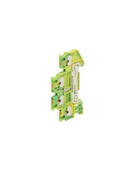 PTTB1.5/S-PE Złączka szynowa, PTTB, na szynę DIN, push-in, żółto-zielony, TS35
