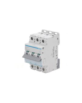 NBN306 Wyłącznik nadprądowy, 230/400VAC, Prąd znamionowy: 6A, Bieguny: 3, Charakt: B