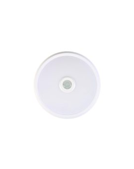 Oprawa LED natynkowa ARGES z czujnikiem ruchu PIR 12W, okrągła, 4000K