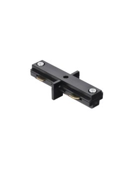 Łącznik wzdłużny do szyny MEVA PRO I Connector Black, czarny EDO777525 EDO