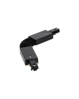 Łącznik elastyczny do szyny, giętki MEVA PRO Flex Connector-A Black, czarny EDO777529 EDO