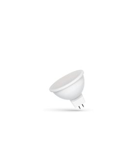 LED MR16 12V 6W SMD CW z MLECZNĄ SZYBKĄ SPECTRUM +