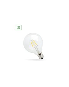 LED GLOB G125 E-27 230V 8W COG WW CLEAR SPECTRUM