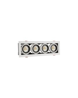MODERN DAY MINI GU10 X 4 GU10 250V IP20 100x316x77mm BIAŁY, ŚRODEK CZARNY
