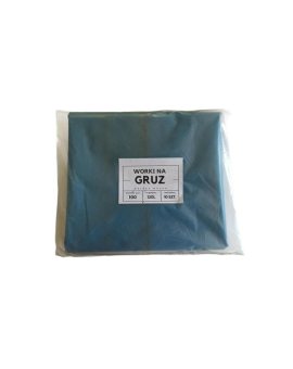 Worki na gruz 120l niebieskie bardzo mocne op. 10 szt.
