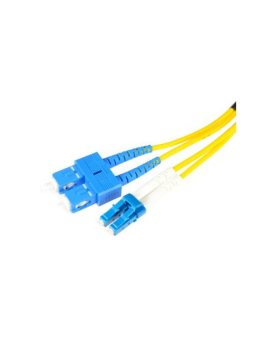 PATCHCORD ŚWIATŁOWODOWY SM SC/UPC-LC/UPC DUPLEX 1m