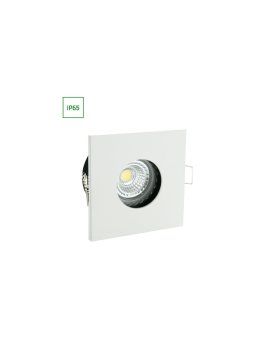 FIALE IV GU10 OCZKO GU10 250V IP65 83x83x51mm BIAŁY kwadrat.