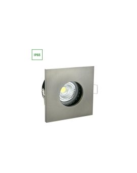 FIALE IV GU10 OCZKO GU10 250V IP65 82x82x52mm SREBRNY kwadrat.