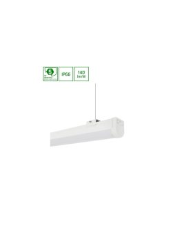 LIMEA SLIM 2 HERMETYK 60W WW 230V 120st IP66 IK08 1700x65x67mm BIAŁY 5 lat gw. bez kabla
