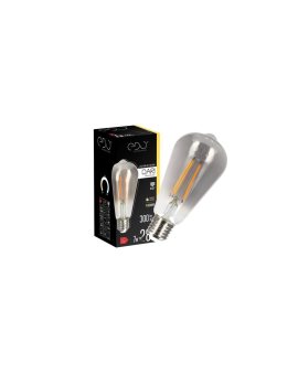 Żarówka dekoracyjna DARI LED Filament 7W, E27, 1800K, 300 lm, 230V, SMOKE ST64, EDO777623 EDO