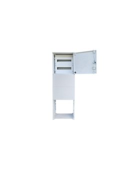 Obudowa termoutwardzalna 40x42 TH z fundamentem 2x16 modułów IP 44 rozdzielnia elektryczna złącze kablowe ZK 40x42 TH Fund