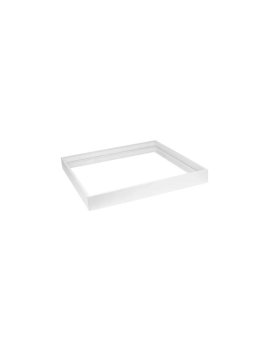 Ramka aluminiowa do paneli LED 600x600 – wysokość 70 mm, montaż natynkowy, kolor biały RAL9003