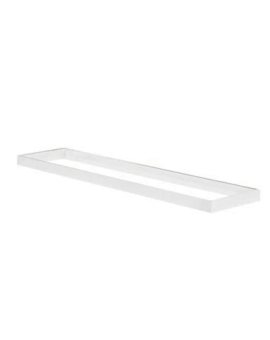Ramka aluminiowa do paneli LED 1200x300 – wysokość 70 mm, montaż natynkowy, kolor biały RAL9003