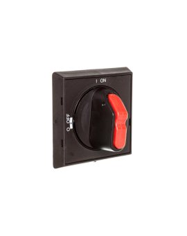 Pokrętło pośrednie czarne IP65 z blokadą do OT16-125F OHBS2AJ1 1SCA105215R1001