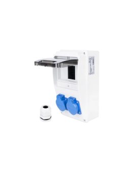 VIPLAST Rozdzielnica Gniazdo 2x250V 6-Modułowa