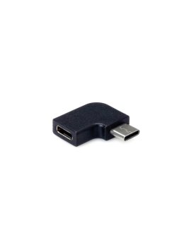 Adapter VALUE, USB 3.2 Gen 2, typ C - C, M/F, kąt 90, czarny