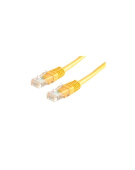VALUE Kabel krosowy Cat.6 UTP (klasa E), żółty, 7 m