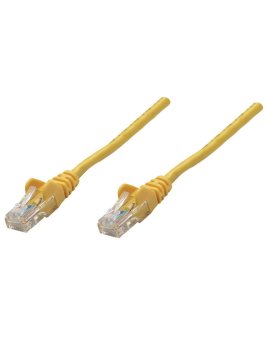 patchcord Cat6 UTP żółty /0,25 m/