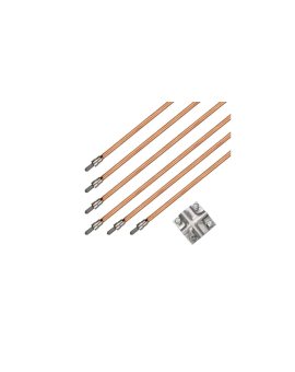 Uziom kompletny kuty pomiedziowany / miedziowany St/Cu powłoka 100 um Cu 14,2mm 6m RST0060171C100