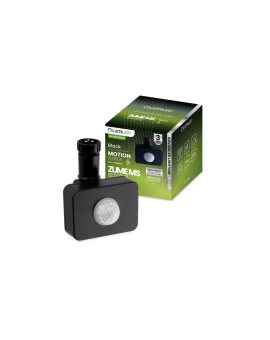 Czujnik Ruchu ZUME MS PIR Zewnętrzny Regulowany 120ST IP65 do Naświetlaczy Advanced Lighting Series Czarny LUMILED