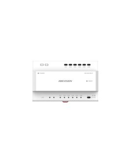 Dystrybutor audio/wideo do systemu dwuprzewodowego. Montaż ścienny, zasilanie: 24 VDC
