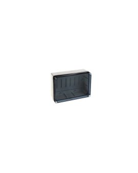 IP65-IP67 Puszka hermetyczna LIGHT 243x333x132 pokrywa transparentna, gładka