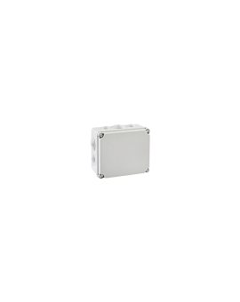 IP65 Puszka hermetyczna LIGHT 167x191x100 pokrywa pełna, z dławicami (6xM25, 4xM40)