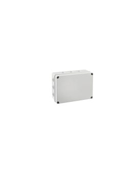 IP65 Puszka hermetyczna LIGHT 253x342x132 pokrywa pełna, z dławicami (12xM40)