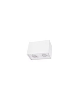 CHLOE DUO GU10 X2 NATYNKOWA GU10 250V IP20 97x185x125mm BIAŁY prostokątna ruchoma