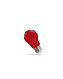 LED GLS E-27 230V 4.9W CZERWONY SPECTRUM