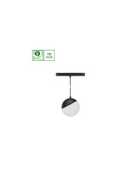 SYSTEM SHIFT - GLOBE P oprawa kula zwis na szynoprzewód 100 (850mm kabel) 5W 165st czarna 5 lat gw.