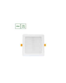 DURE 3 DOWNLIGHT 18W NW 230V 110st IP54 IK06 170x170x34 BIAŁY kwadratowa zasilacz zintegrowany