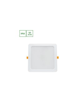 DURE 3 DOWNLIGHT 24W WW 230V 110st IP54 IK06 220x220x34 BIAŁY kwadratowa zasilacz zintegrowany