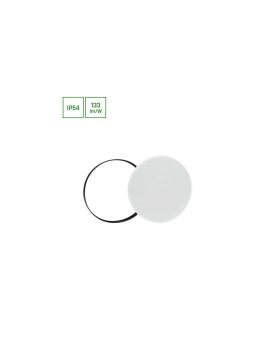 NYMPHEA BLACK i WHITE RINGS 40W CW 230V 115st IP54 FI485x70 BIAŁY/CZARNY OKRĄGŁA