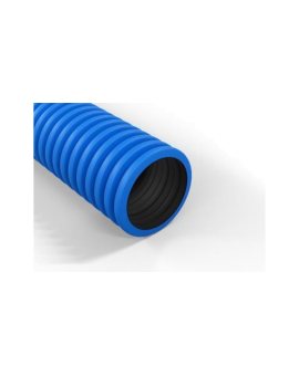 Rura osłonowa karbowana QRK 50/50 FLEX 50mm 450N niebieska, dwuwarstwowa w kręgu 50m – 020500005001