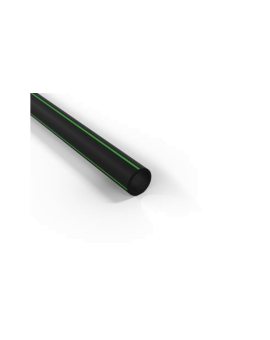 Rura gładkościenna światłowodowa QRGS (OPTO) 40/3, 7 40mm czarna z zielonym paskiem, w kręgu 250m – 100403725034