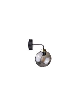 Kinkiet nowoczesny 1xE27 COSMO BLACK/GOLD