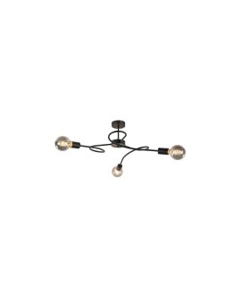 Lampa sufitowa nowoczesna 3xE27 FIORE BLACK