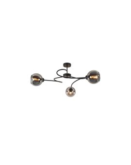 Lampa sufitowa nowoczesna 3xE27 BLOM BLACK