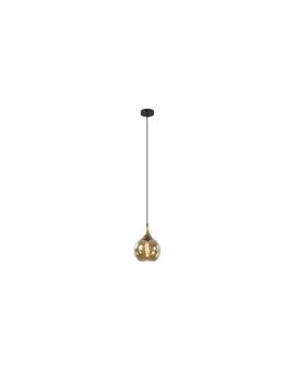 Lampa wisząca nowoczesna 1xE27 CALLISTO BLACK/GOLD
