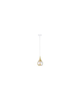 Lampa wisząca nowoczesna 1xE27 LACRIMA WHITE
