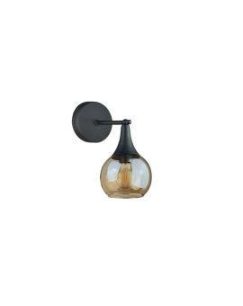 Kinkiet nowoczesny 1xE27 STAR HONEY BLACK