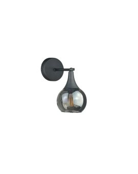 Kinkiet nowoczesny 1xE27 STAR SMOKY BLACK