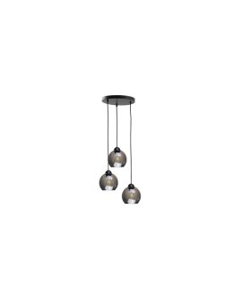 Lampa wisząca nowoczesna 3x E27 YUNO BLACK