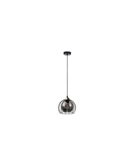 Lampa wisząca nowoczesna loftowa 1xE27 SOLO BLACK/GOLD