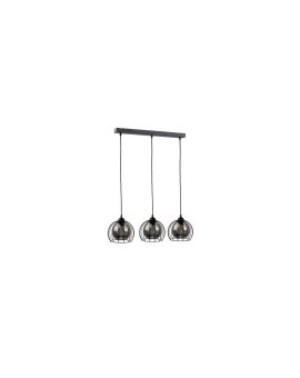 Lampa wisząca loftowa nowoczesna 3xE27 SOLO BLACK