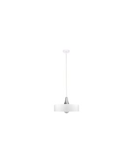 Lampa wisząca 1xE27 EOS WHITE/SILVER